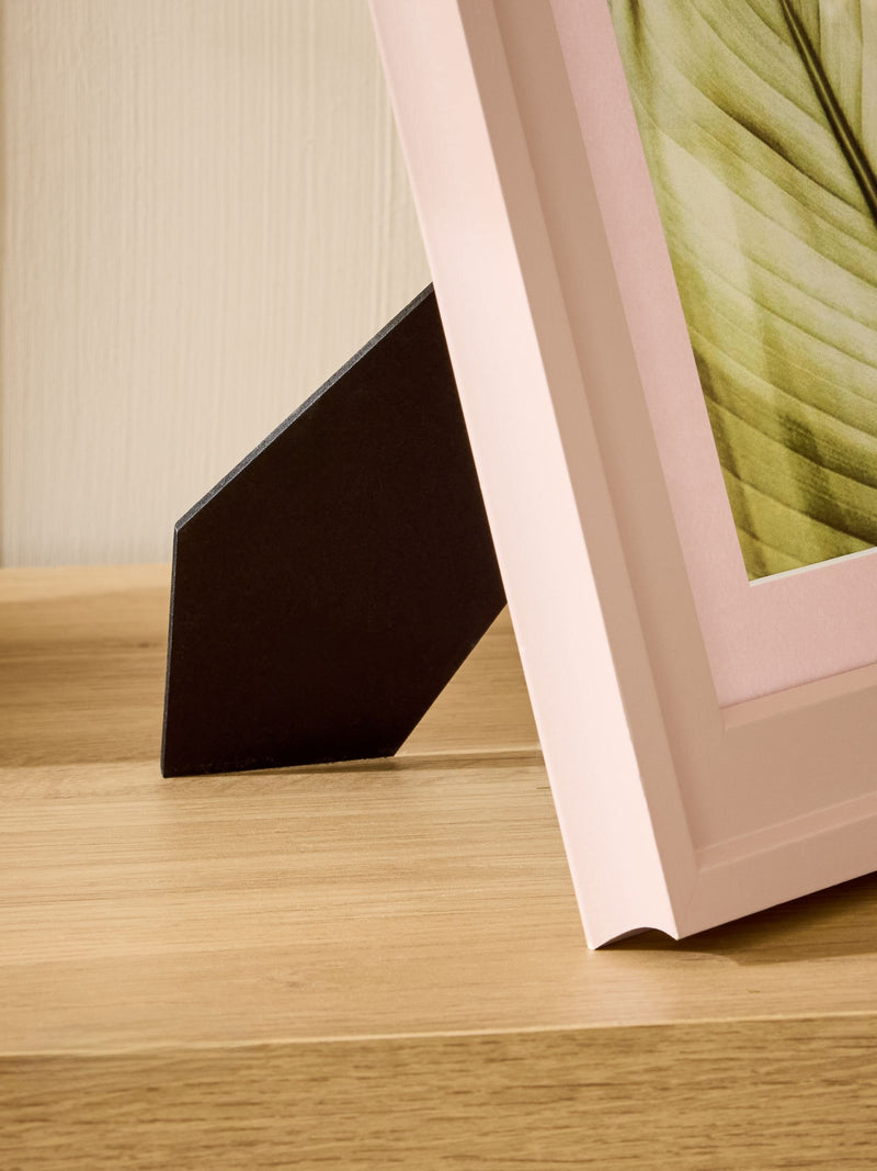 Wolton pink wooden photo frame, imported from the UK