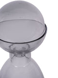 Libra Interiors Grey Vitrum Smoked Bottle Vase 43cm