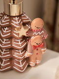 Brown Gingerbread Christmas Tree Soap Dispenser