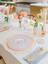 Yvonne Ellen Set of 4 Multi Corkback Round Placemats