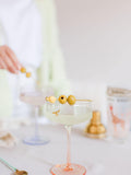 Yvonne Ellen Set of 2 Multi Bee Coupe Glasses