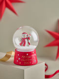 Red Penguin Babys First Christmas 2025 Snow Globe