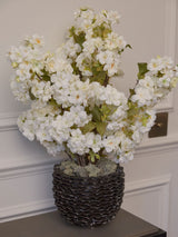 Sixty3 Styled Bronze Petal Ceramic Vase 18cm