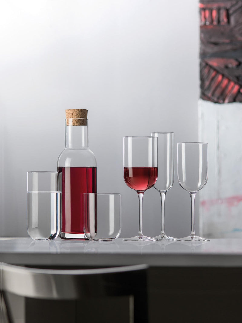Luigi Bormioli grey sublime red wine glasses set of 6 400ml, UK version