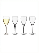 Luigi Bormioli Set of 4 Grey Michelangelo Masterpiece Wine Glasses