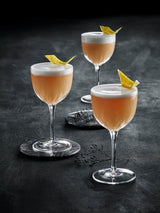 Luigi Bormioli Grey Nick & Nora Glasses Cocktail Set of 4 150ml
