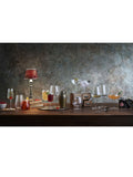Luigi Bormioli Grey Optica stemless hi ball glasses set of 6, UK version