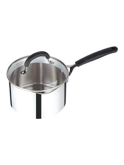 Prestige Grey Stainless Steel Saucepan 20cm