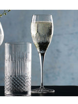Luigi Bormioli Grey Diamante Hi-Ball Glasses Set of 6
