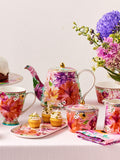 Maxwell & Williams Blue Dahlia Daze 500ml teapot, imported from the UK
