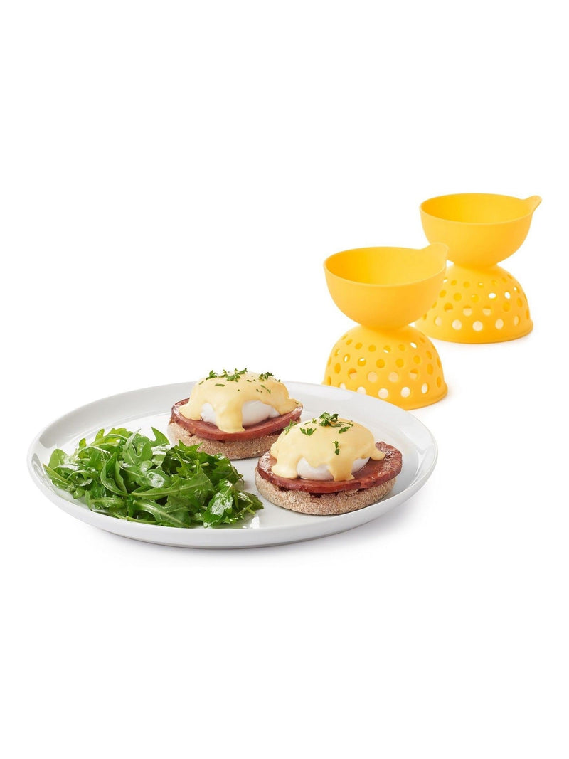 Oxo 12 Piece Silver 2 Piece Silicone Egg Poacher Set