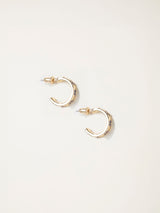 FatFace Navy Blue Enamel Daisy Hoop Earrings Fashion Jewellery