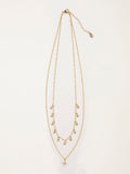 FatFace Gold Tone Star Layered Necklace