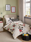 Disney Mickey Mouse Supersoft 100% Brushed Cotton Duvet Cover and Pillowcase Set