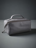 Fold Out Faux Leather Wash Bag