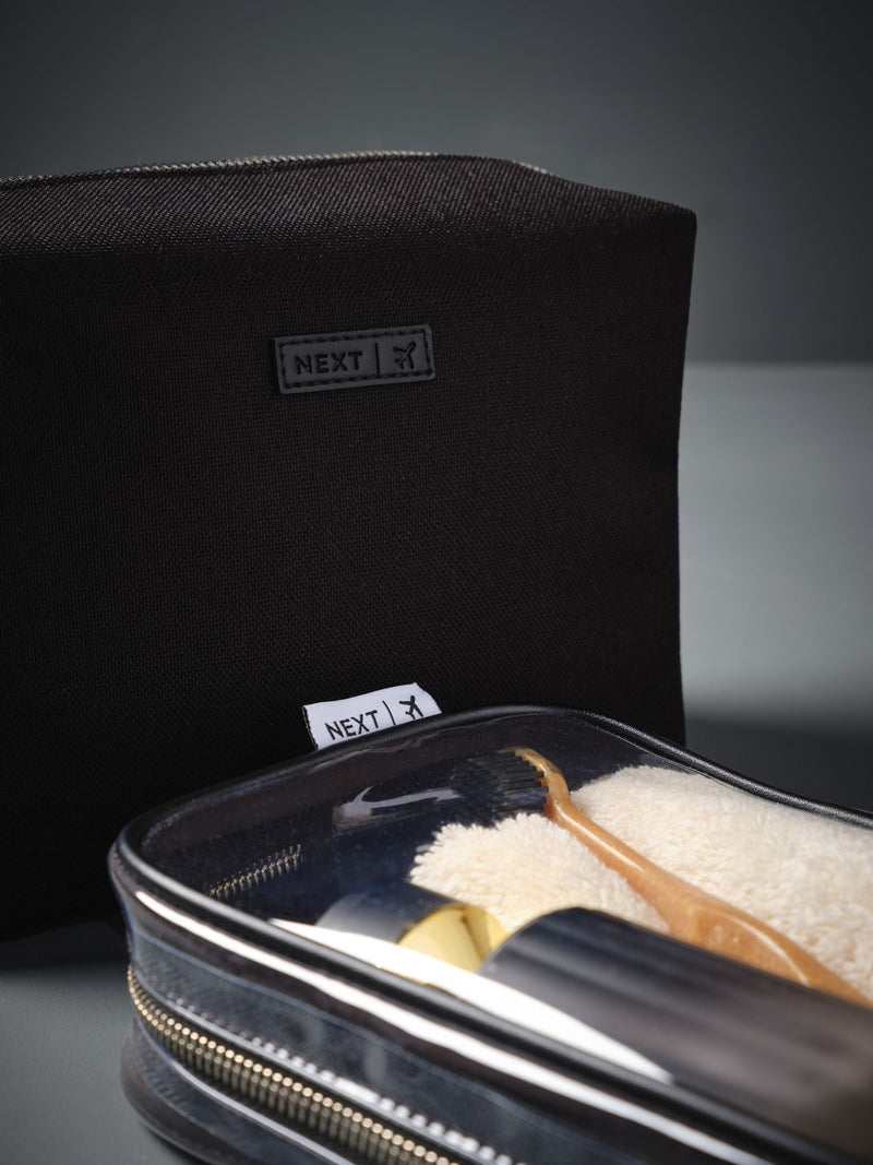 Set of 2 Travel Wash Bags
