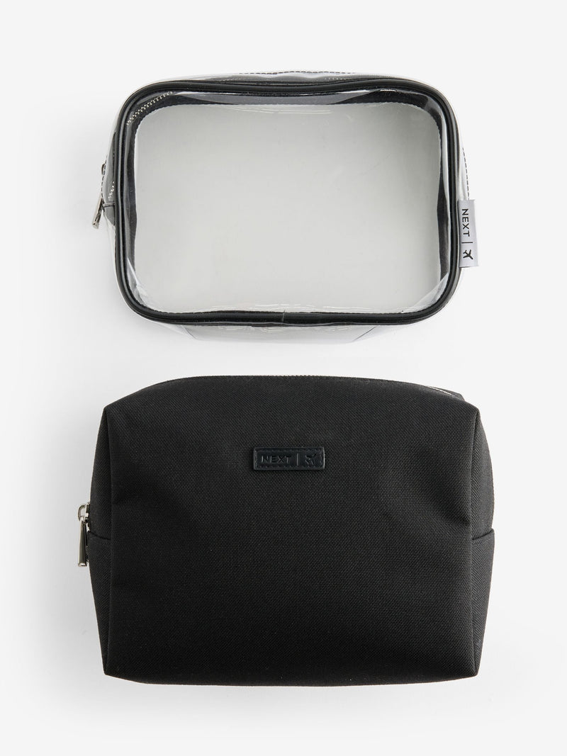 Set of 2 Travel Wash Bags