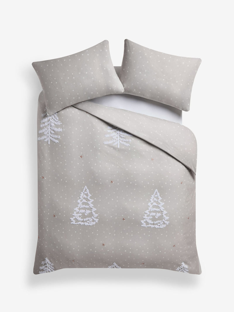 Natural Trees Tufted Trees duvet cover set, imported from the UK