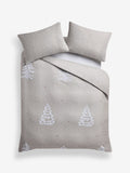 Natural Trees Tufted Trees duvet cover set, imported from the UK