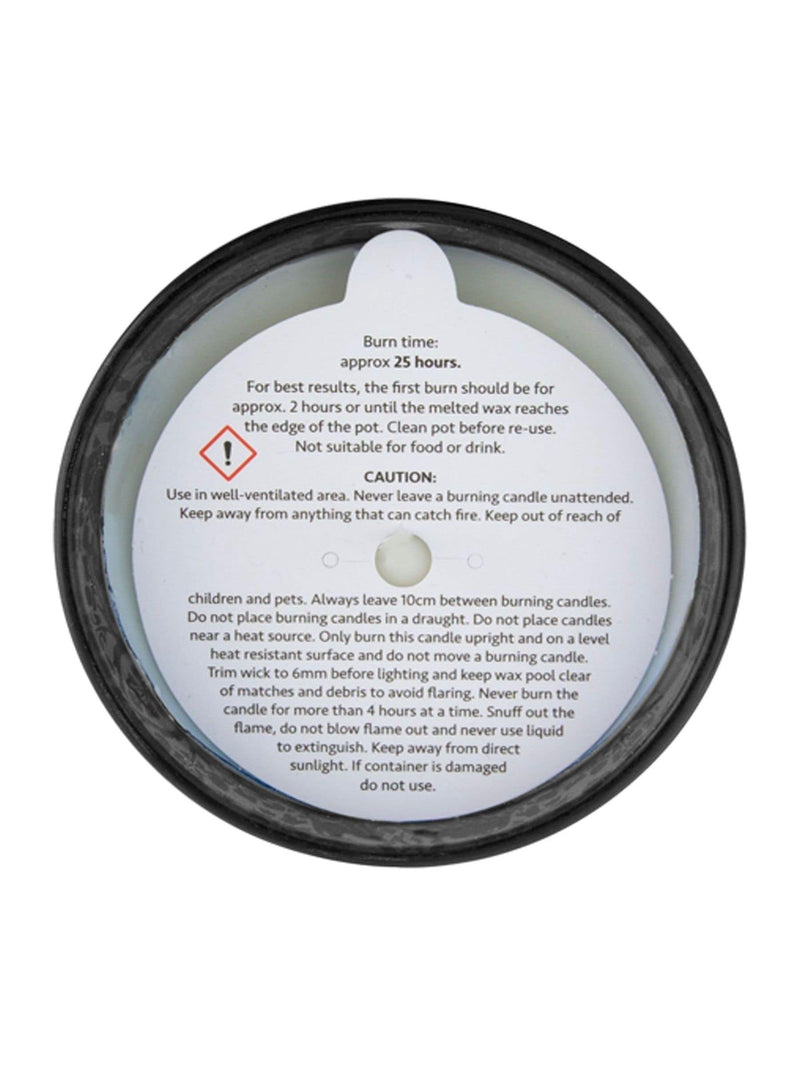 William Morris Black Strawberry Thief citrus scent candle 11cm height (British brand)