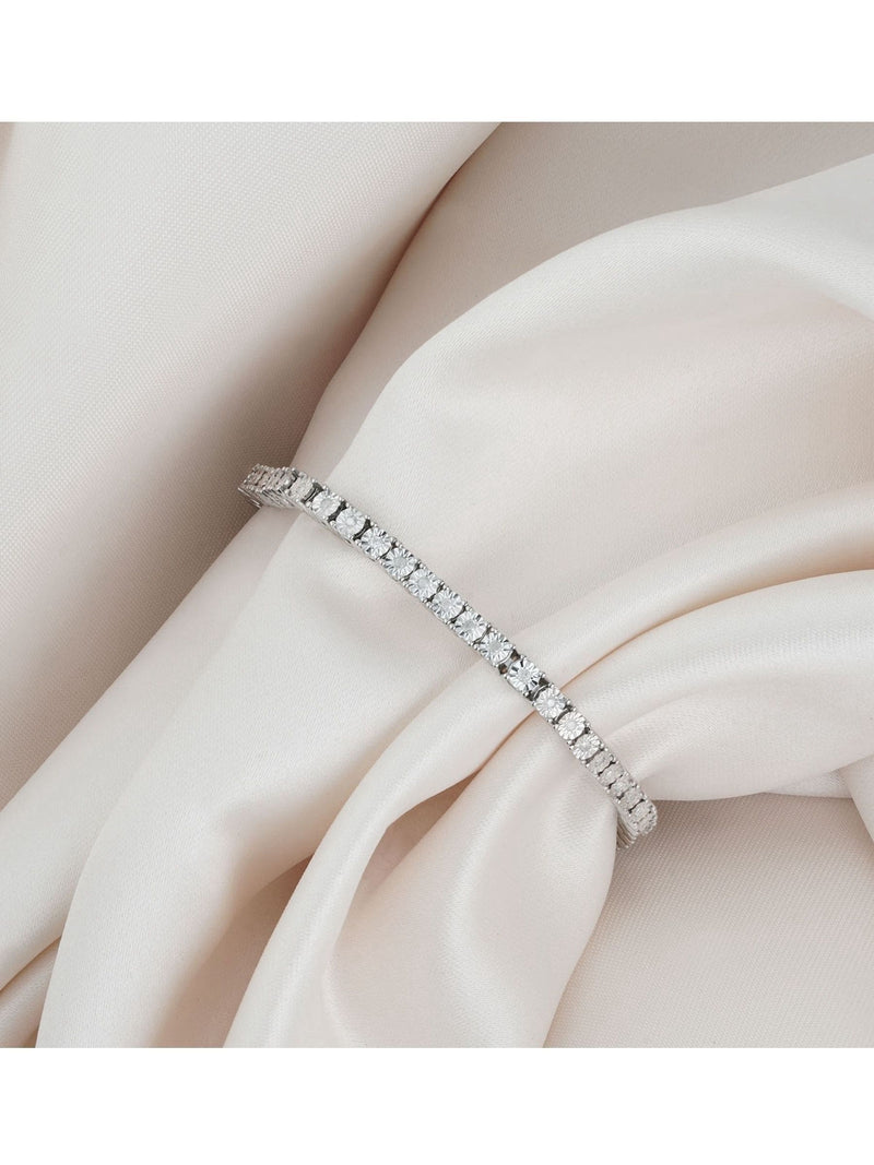 The Diamond Store white diamond bracelet 0.57ct (British brand)