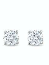The Diamond Store lab diamond stud earrings 0.10ct 2.4mm