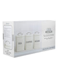 Kitchencraft cream vintage-style storage canisters 3-piece set, UK version