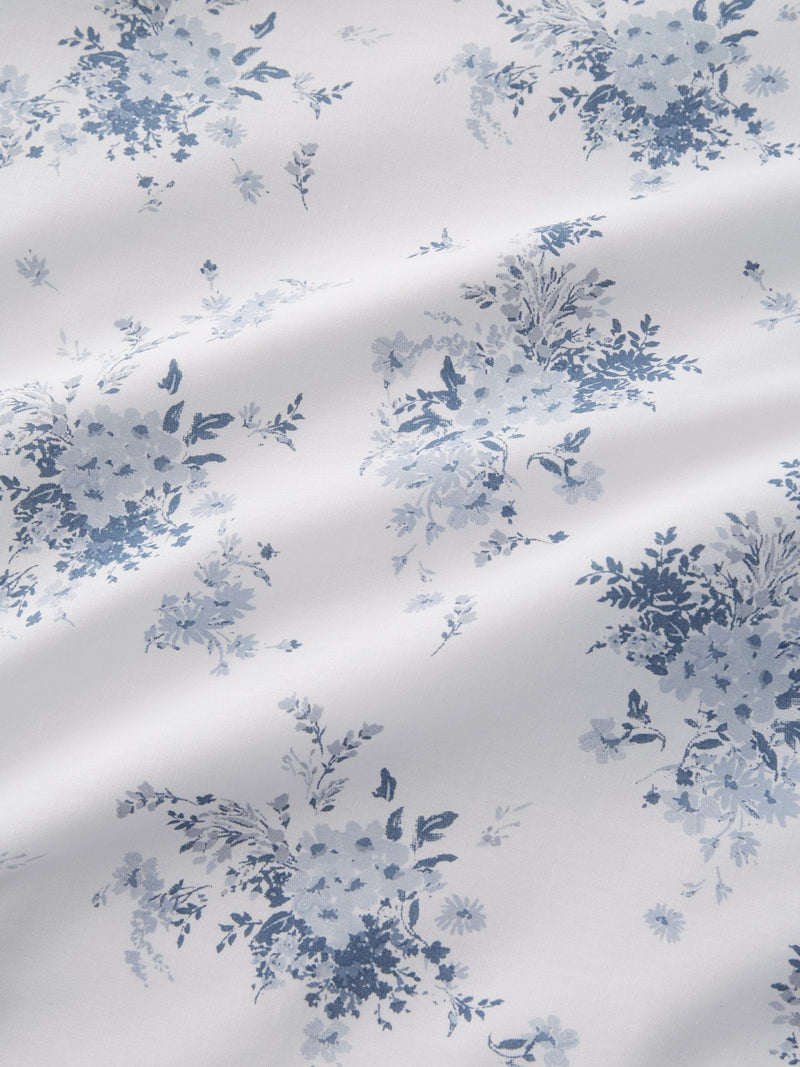 Catherine Lansfield Blue Lucie Floral duvet cover set - British product