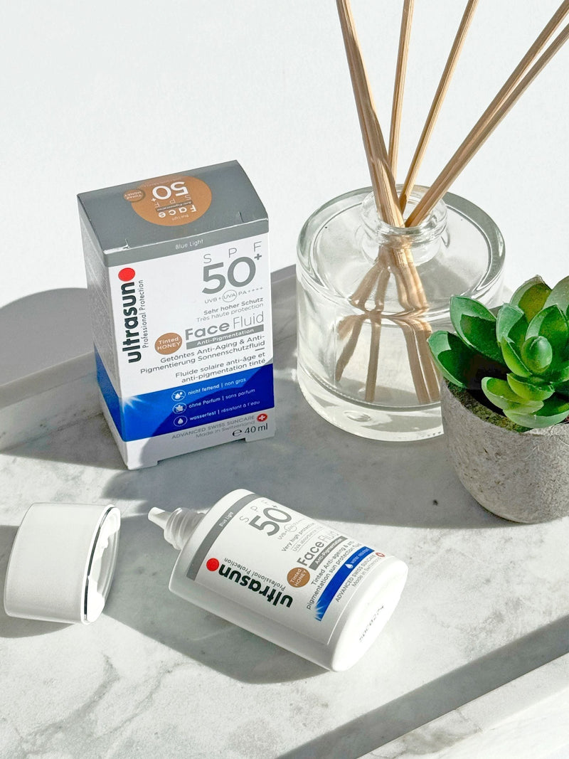 Ultrasun Face Fluid Anti Pigmentation Tinted SPF 50+ 40ml (British brand)
