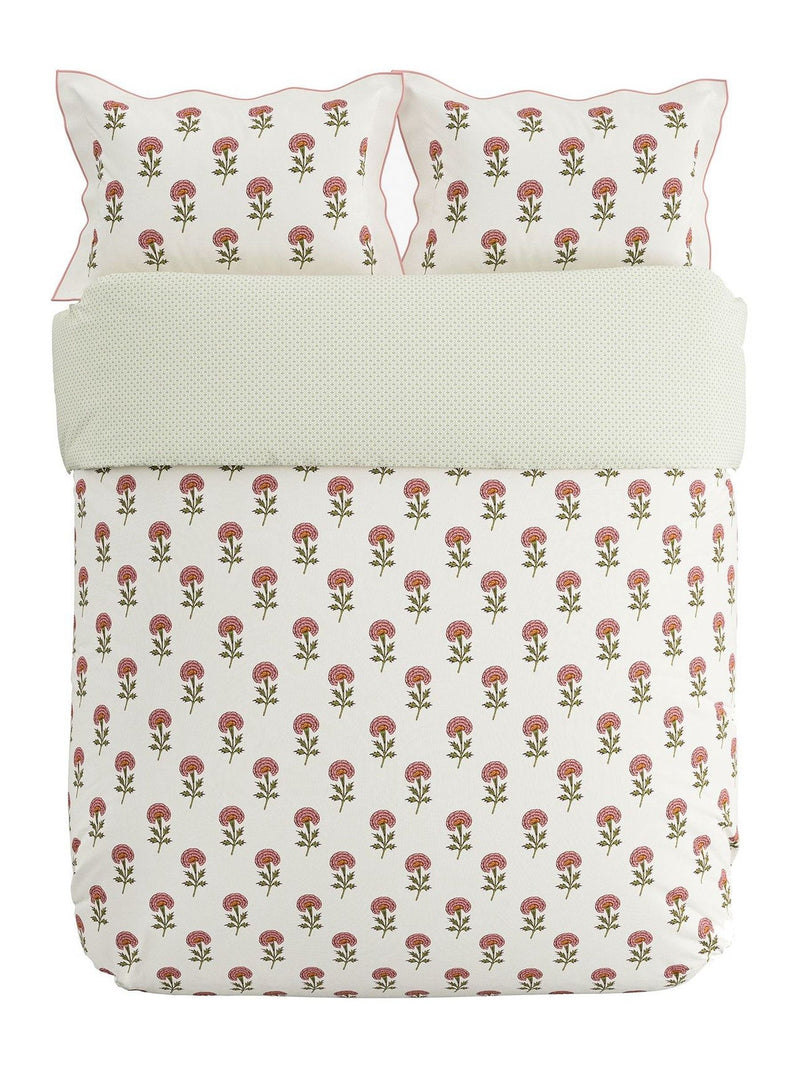V&A Rose Regal Marigold duvet cover and pillowcase set (British brand)