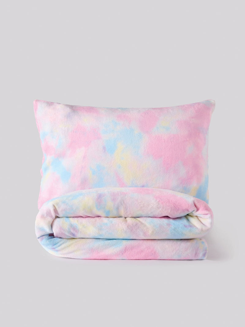 Multi Ombre Cosy Fleece Duvet Cover and Pillowcase Set