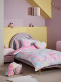 Multi Ombre Cosy Fleece Duvet Cover and Pillowcase Set