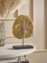 Gold Lotus Leaf Ornament Home Decor 24cm