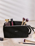 Ribbed fold out makeup bag 23x12x12cm, imported from the UK