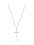 Beaverbrooks Sterling Silver Cross Pendant