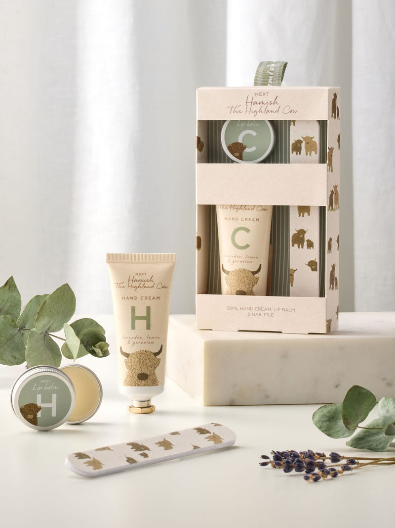 Hand and lip care gift set with hand cream and lip balm 30ml 5g, UK version