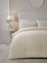 Serene Natural Lindly Textured Duvet Cover Set