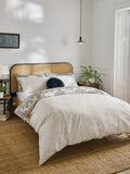 William Morris At Home Natural Michaelmas Daisy duvet cover and pillowcase set (British brand)