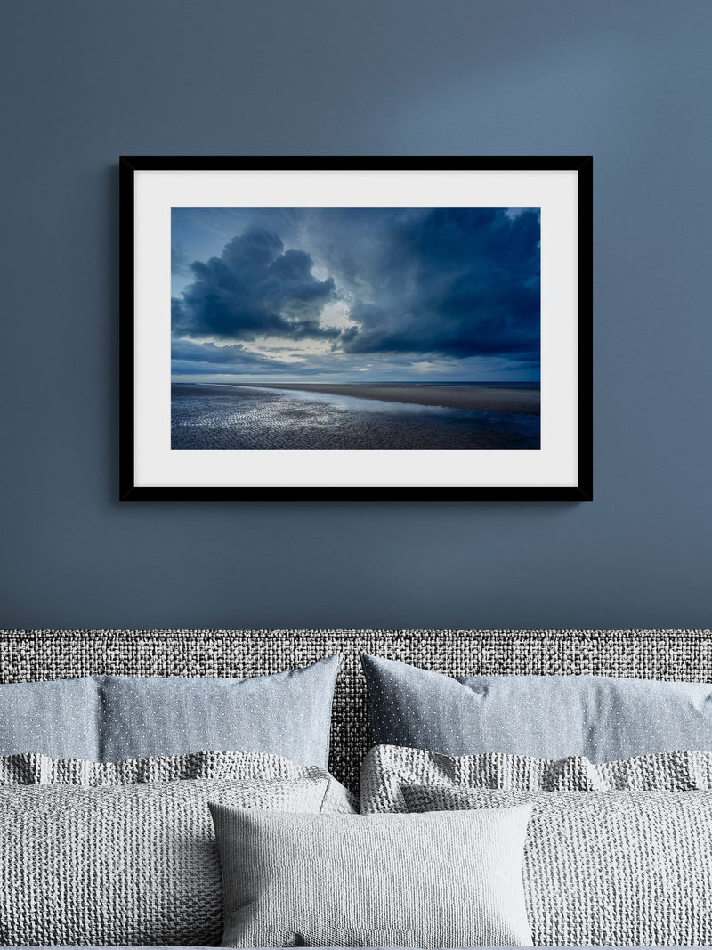 Artko Black Passing Storm framed art 73.5x53.5cm - British product