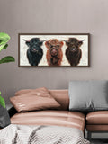 Artko Walnut Midnight framed art 48.5cm x 103.5cm - British product