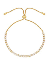 Estella Bartlett Gold Tone Tennis Bracelet