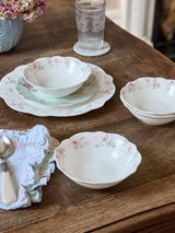 Shabby Chic by Rachel Ashwell Floral Print Rose Majesty Fine China Cereal Bowls Set of 4