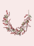 Laura Ashley pre-lit Christmas garland 200cm, UK version