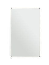 La Redoute Intérieurs Brass Iodus Rectangular Metal Wall Mirror 100 x 70cm