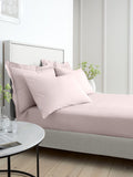 Bianca Blush Pink fitted bed sheet - British product