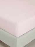 Bianca Blush Pink fitted bed sheet - British product