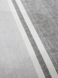 Catherine Lansfield charcoal textured banded stripe reversible duvet cover set - British product