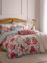 Wylder Multicolour Claudia Floral Ruffle Duvet Cover Set