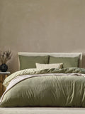 Malton Stripe duvet cover and pillowcase set (British brand)
