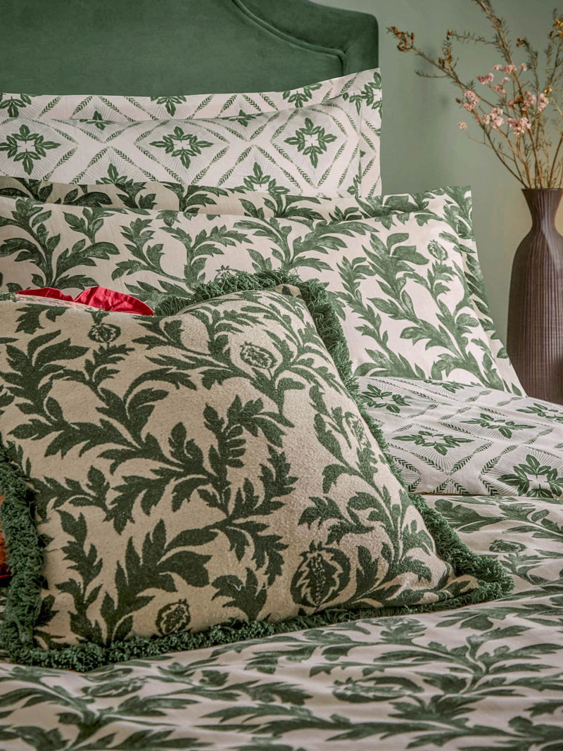 Seventy Three Verdie Hedera printed duvet cover set (British brand)